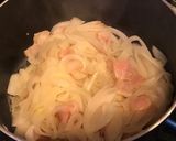 新玉ねぎとベーコンスープ作り方4写真