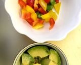 チーズオムレツ☆野菜クリームソース乗せ作り方1写真