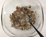 鯖水煮缶とほうれん草のおやき作り方1写真