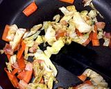 キャベツと人参とベーコンの野菜炒め作り方5写真