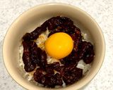 鯨の刺身で簡単ユッケ丼作り方3写真