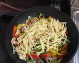 青椒肉絲風豚炒め作り方7写真
