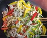 青椒肉絲風豚炒め作り方8写真