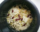 塩昆布とMIXビ—ンズの簡単おこわ作り方2写真