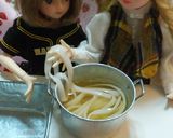 リカちゃんサイズ♡野球シリ(オリ)うどん作り方5写真