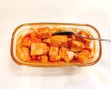 レンジで簡単！まぐろのチリソース炒め作り方3写真