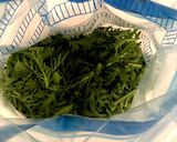 簡単!! サッパリ春菊サラダ作り方1写真