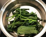 色がキレイな空芯菜のにんにく炒め作り方3写真