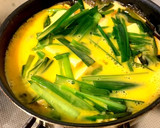 韮と豆腐の卵とじ作り方4写真