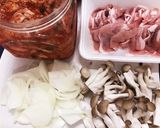 野菜たっぷり豚キムチ作り方1写真