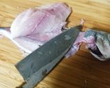 無駄なし！薬味たっぷり鯵の刺身&骨煎餅♪作り方7写真