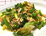 ツナと卵の和風サラダ菜炒め♥作り方8写真