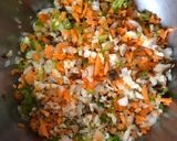 野菜たっぷり！満足メンチカツ♪♪作り方1写真