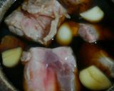 ニンニク☆豚肉軟骨の甘辛煮作り方4写真