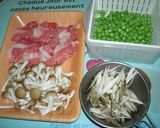 えんどうたっぷり！甘辛しぐれ煮♪作り方1写真