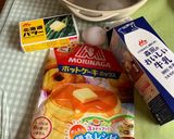 レンジパンでホットケーキ〜(o˘◡˘o)作り方1写真