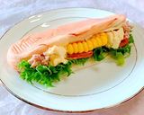 超熟ロールで、ピタパン風サンド作り方7写真