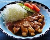 鶏肉でトンテキ風☆トリテキ作り方8写真