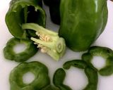 ピーマンとパプリカのさっぱり炒め作り方1写真