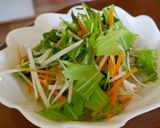 水菜のサラダ作り方2写真