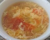 トマトと卵の中華スープ作り方4写真