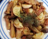 丹波しめじと丸々にんにく炒め作り方8写真