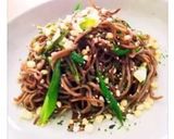 ゴマ油と麺つゆで♪パパっと蕎麦の焼きそば作り方10写真