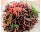 ゴマ油と麺つゆで♪パパっと蕎麦の焼きそば作り方11写真