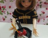 リカちゃんサイズ♡野球シリꕤ今里焼きそば作り方5写真