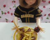リカちゃんサイズ♡野球シリꕤ今里焼きそば作り方8写真