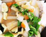 煮崩れしにくい鱈と野菜の味噌煮付け作り方9写真