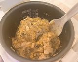 減量飯 玄米ミルクリゾット(氷河)作り方2写真