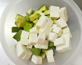 アボカドと豆腐の梅マヨサラダ～大葉のせ～作り方7写真