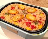 サフラン不要！ホットプレートでパエリア作り方8写真