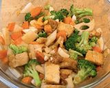 温野菜たっぷり！和風ガドガドサラダ作り方3写真