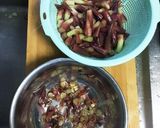 【万能】みょうがの茎の醤油漬け【保存】作り方3写真