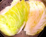 圧力鍋まるごとキャベツ肉味噌がけ糖質オフ作り方4写真