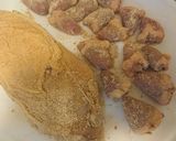 男の簡単鶏胸肉まるごと唐揚げ（オーブン）作り方3写真