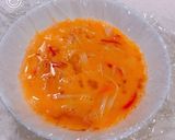 レンジで簡単！ふわふわかに玉の甘酢餡掛け作り方3写真
