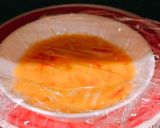 レンジで簡単！ふわふわかに玉の甘酢餡掛け作り方4写真