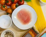 ぜいたくなトマトと生ハムのカッペリーニ作り方1写真