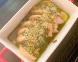 サバとタケノコのジェノベーゼ焼き作り方9写真