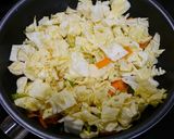 簡単！野菜炒めにチーズ入れちゃいました作り方2写真