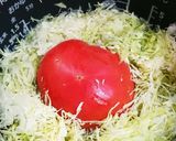 簡単！トマトとキャベツのダイエットおかゆ作り方5写真
