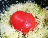 簡単！トマトとキャベツのダイエットおかゆ作り方5写真
