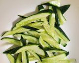 ガチで鶏皮キュウリのポン酢合え。作り方4写真