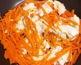 豆腐と卵のにんじんしりしり作り方3写真