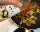 芽キャベツベーコンガーリック炒め作り方8写真