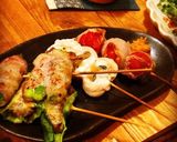 肉詰めピーマンのこんがりチーズ串作り方5写真