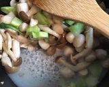減量期のクラムチャウダー小柱食べなかん風作り方5写真